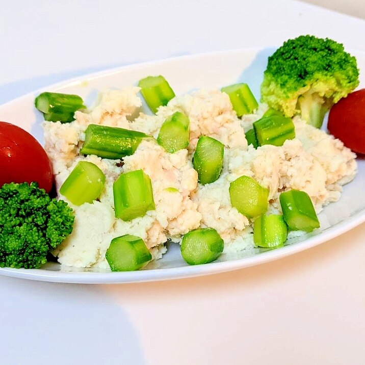 簡単♪食物繊維たっぷり!オートミールポテトサラダ